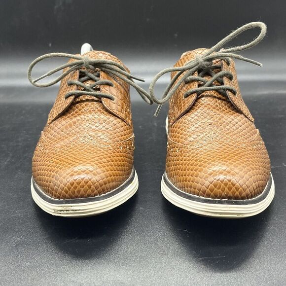 Cole Haan OriginalGrand Python Embossed Genuine Leather Loafer Womens 7 B W04145 - Picture 3 of 8